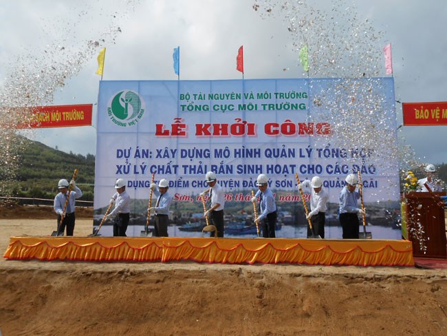 Xây dựng mô hình quản lý tổng hợp xử lý chất thải rắn sinh hoạt tại huyện đảo Lý Sơn - Quảng Ngãi